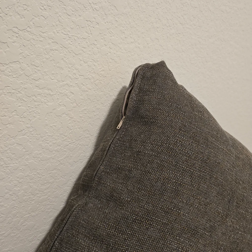 Free Shipping. 20in; Cozy Brown Accent Pillow